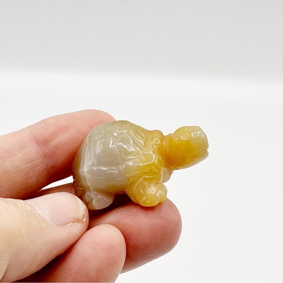 1" Turtle Figurines Hand Carved Choice of Stone - Picture 9 of 12